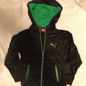 Zippered Puma hoodie size 4T
